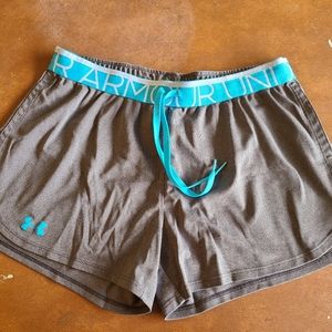 Women's grey athletic shorts